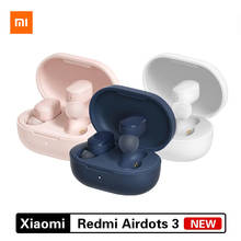 Беспроводные наушники Xiaomi Redmi AirDots 3, Bluetooth 5,2, быстрая зарядка, стерео, бас, с микрофоном, гарнитура Mi, наушники, предварительная продажа 2024 - купить недорого