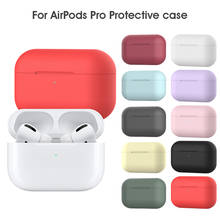 Capa protetora para smartphone, proteção de silicone macio à prova de choque, para apple airpods pro, capa protetora para iphone airpods 3 2024 - compre barato