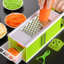 Grater for Vegetables Cutter Manual Potato Peeler Onion Slicer Garlic Press 5 in 1 Kitchen Accessories Gadget Utensils Tools 2024 - buy cheap