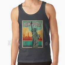 New York City tank tops vest 100% Cotton Broadway Play Musicals New York Nyc New York City Theatre Theater Music 2024 - buy cheap