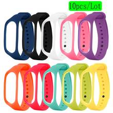 Gosear 10pcs TPE Replacement Watchband Wristband Smart Watch Wrist Strap Bracelet for Xiaomi Xiomi Xiao Mi Band Miband 3 Band3 2024 - buy cheap