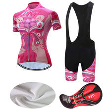 Free Shipping Women Road Bike Clothing BIB Kit 2022 Summer Cycling Jersey Set MTB Shorts Dress Female Bicycle Clothes Suit Shirt 2024 - buy cheap