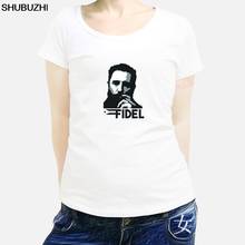 Camiseta informal para adultos para mujer, camiseta de Fidel Castrillo, camiseta de Cuba Rip Revolution comunista Che Guevara para mujer sbz516 2024 - compra barato