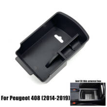 Capa para apoio de braços automotivo, apoio de braço central, porta-luvas, paletes, peugeot 308 408 2008 3008 4008 2024 - compre barato