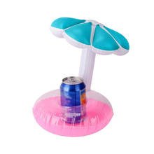 Mini soporte inflable para latas de bebidas, sombrilla flotante de PVC para piscina, baño, Fiesta en la playa, juguete SAL99 2024 - compra barato
