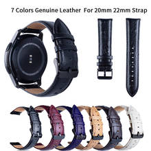 New Genuine Leather Band For Xiaomi Huami Amazfit GTR 47/42mm Strap Bracelet For Amazfit Stratos 3 GTS Bip S 20/22mm Watchbands 2024 - buy cheap