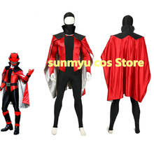 Kaitou Sentai Lupinrange Lupin Red Yellow Lupin X Silver Cosplay Costume,Custom Size Halloween 2024 - buy cheap