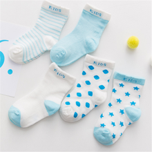 5 Pairs/Lot Cute Cartoon Baby Girl Socks Spring Cotton Breathable Newborn Socks for 0-10 Yrs WJL-5P 2024 - buy cheap