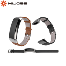 Mijobs Strap for Huawei Band 2 Pro B29 B19 Band 2 Accessories Leather Wrist Smart Bracelet Multifunction Smart Watch Wristband 2024 - buy cheap