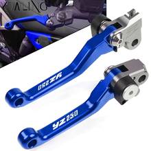 For YAMAHA YZ250 YZ 250 2015 2016 2017 2018 2019 Dirt Bike Motocross Motorbike Aluminum Custom Made Folding Brake Clutch Lever 2024 - buy cheap