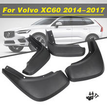 4Pcs For Volvo XC60 2014 2015 2016 2017 Accessories Car Mudflaps Front Rear Mud Flaps Mudguards Splash Guards Fender Flares 2024 - buy cheap