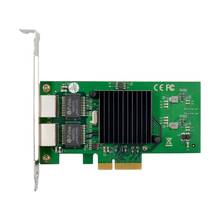 Tarjeta de red Lan Dual RJ45 Gigabit Ethernet 82576EB 1000M PCI-E servidor Ethernet para Win7 Win8 Win10 Linux VMWare ESXi 2024 - compra barato