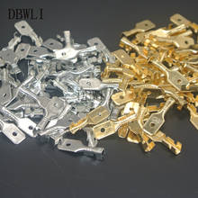 2000PCS 6.3mm Male Crimp Terminal Spade Connector Gold Brass/Silver Car Speaker Electric Wire Connectors 2024 - buy cheap