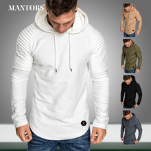 Sudadera con capucha de los hombres, ropa deportiva sólida de marca, jersey de chándal de Hip-Hop, otoño 2024 - compra barato