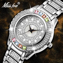 MISSFOX-relojes de lujo para mujer, pulsera colorida de diseñador, vestido de fiesta, envío directo, 2020 2024 - compra barato