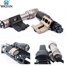 Wadsn airsoft tactical arma scoutlight picatinny montagem para surefir m600c m600 m300a m300b lanterna led montagem caber 20mm ferroviário 2024 - compre barato
