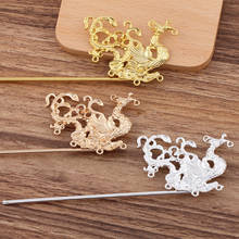 10 Pieces/Lot Alloy Phoenix Hair Forks Hair Sticks Tiara Diy Bridal Wedding Hair Accessories 2024 - buy cheap