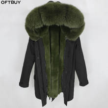 OFTBUY 2020 Winter Jacket Women Waterproof Real Fur Coat  Long Parka Natural Fox Fur Collar Hood Outerwear Streetwear Luxury 2024 - buy cheap