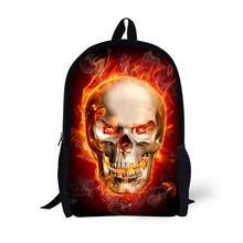 Skull Motorcycle Printing Backpack Children School Bags For Teenager Girls Backpacks Laptop Backpack 2024 - buy cheap