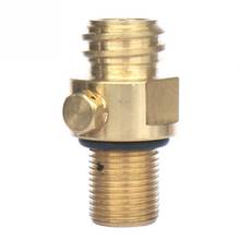 M18X1.5 CO2 Tank Brass Stream Small Pin Thread Replacement CO2 Brass Stream Pin Valve Used For So da 2024 - buy cheap