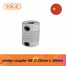motor coupler RB25-30 Out diameter D25 length 30 inner hole 5-10mm RB Hold-on coupling connector for ball screw lead screw 2024 - buy cheap