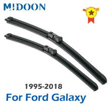 MIDOON Windshield Escovas De Borracha para Ford Galaxy Fit Side Pin/botão/pinch tab Modelo Ano de 1995 a 2018 2024 - compre barato