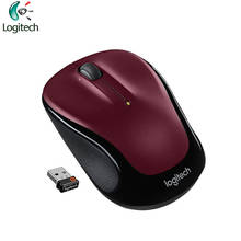 Logitech-ratón inalámbrico M235 Original para juegos, dispositivo con Nano receptor de 1000DPI para ordenador de escritorio y portátil, Win8/10, oficina y negocios para ordenadores 2024 - compra barato