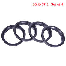 1 Set 4 Hub Car Wheel Bore Center Collar 66.6-57.1mm For CARS Centric Rings 2024 - buy cheap
