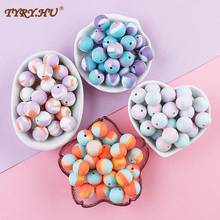 TYRY.HU Newest 200Pcs 12mm/15mm Silicone Beads BPA Free Baby Teething Pacifier Chain Bead silicone rodents 2024 - buy cheap