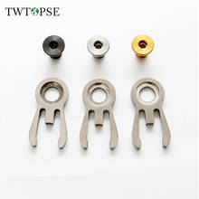 TWTOPSE-Soporte de captura de titanio para manillar de Brompton, Perno de titanio para bicicleta plegable, pieza de accesorios para Brompton 2024 - compra barato