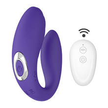 Wireless Vibrators for Couples Dildo G Spot Stimulator Silicone Double Vibrator Silicone U Shape Sex Toys for Woman Masturbator 2024 - buy cheap