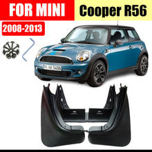 For Mini Cooper R56 2008-2013 coopers Mud Flaps Mudguards Splash Guards Mudflaps Car Fenders  accessories Front Rear 4 Pcs/Set 2024 - buy cheap