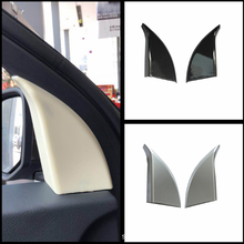 Car Inner A pillar Speaker Cover Trim Sticker Carbon Fiber/Silver ABS Fit For Jeep Commander 2018+ 2024 - buy cheap