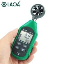 LAOA Digital Anemometer Handheld airometer Wind Speed Measuring Professional wind-gauge 2024 - buy cheap