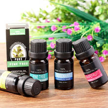 Pure Plant Essential Oils For Aromatic Aromatherapy Diffusers Aroma Oil Lavender Lemongrass Tree Oil Natural Air Care 2024 - buy cheap