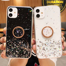 Glitter Case For Vivo X60 X50 X30 V20 V19 V17 V15 Z6 Z5i Z5x Z1 S7 S6 S5 S1 SE Pro NEX 3 360 Finger Ring Silicone Cover 2024 - buy cheap