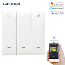 Zemismart WiFi Tuya Roller Shade Switch Wall Push Switch Alexa Echo Google Home Smart Life Timer Control 2024 - buy cheap