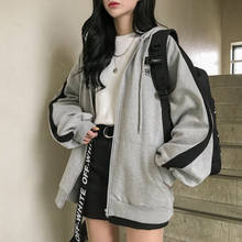    Autumn   Hoodies Women Casual Long Sleeve Loose Sweatshirts Female Harajuku Street  Sweatshirt Fleece wm* 2024 - buy cheap