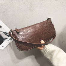 Fashion Crocodile Pattern Women's Handbag PU Leather Single Shoulder Bag Casual Zipper Cellphone Bag Brief Male Clutch Wallet 2024 - buy cheap