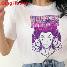 Hunter x Hunter Killua Hisoka Kurapika summer top tshirt women print harajuku kawaii japanese t shirt top tees streetwear 2024 - buy cheap