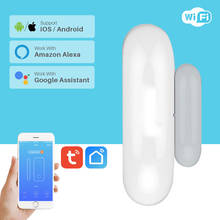 Alarma inteligente WiFi para puerta y ventana, Sensor de seguridad para el hogar, Control por aplicación Tuya, Compatible con Amazon Alexa y Google Home 2024 - compra barato