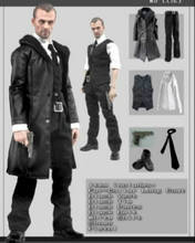 Mnotht 1/6 мужской кожаный костюм с кожаным пальто и брюки жилет для 12-дюймовой Phicen TBleague Verycool коллекция экшн-фигурок 2024 - купить недорого