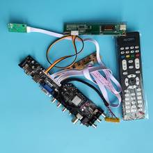 Kit For LTN154AT07 driver remote HDMI-compatible DVB-T DVB-T2 digital Display AV 1280x800 LED USB VGA AV TV controller board 2024 - buy cheap