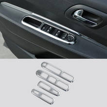 For Peugeot 3008 2009-2012-2015 ABS Chrome Car door handle holder window lift switch button cover trim sticker Auto accessories 2024 - buy cheap