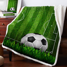 Winter Cashmere Blanket Soccer Football Game Competition In Gymnasium Bedspread Coverlet Travel Throws Fleece Throw Wrap Improve 2024 - buy cheap