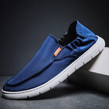 Spring Autumn Men Canvas Shoes Breathable Men Casual Shoes Soft Fashion Cloth Male Footwear Slip-on Man's Loafers Plimsolls 2021 2024 - buy cheap