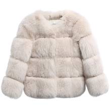 Women Genuine Natural Fox Fur Coats Luxury Whole Skin Fox Fur Coats Winter Warm Outwear Fashion Style Real Fur Jacket 2024 - buy cheap