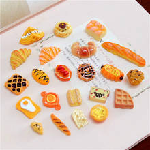 1PCS Toys Bread Kawaii Ornament Party Favors Decoration DIY Doll House Mini Food Accessories Ornaments for Kids Home Ornament 2024 - buy cheap