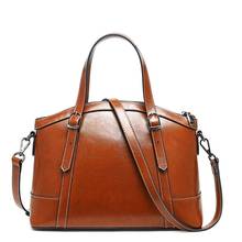 Genuine Leather Luxury Handbags Women Bags Designer Ladies Shoulder Tote Bag Cowhide Large Female Bolsa Feminina Grande 2024 - buy cheap