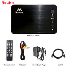 Minireproductor multimedia Full HD para ordenador, dispositivo de reproducción multimedia HDD externo con Cable HD, VGA, AV, para SD U Disk, MKV, RMVB, 1080P 2024 - compra barato